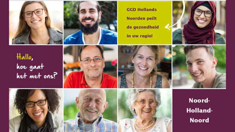 GGD Hollands Noorden start Gezondheidsmonitor 2020