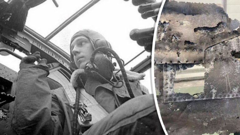 Egmonds Bunkermuseum krijgt aangespoeld wrakstuk van Britse bommenwerper