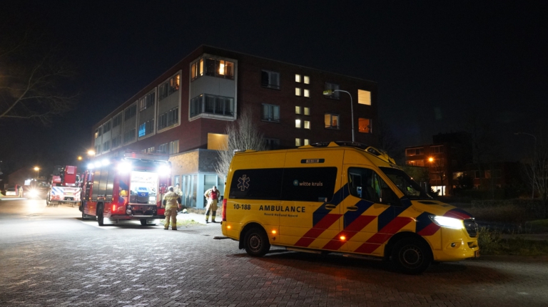 Brand in flatgebouw Titanialaan Heerhugowaard snel onder controle, geen gewonden
