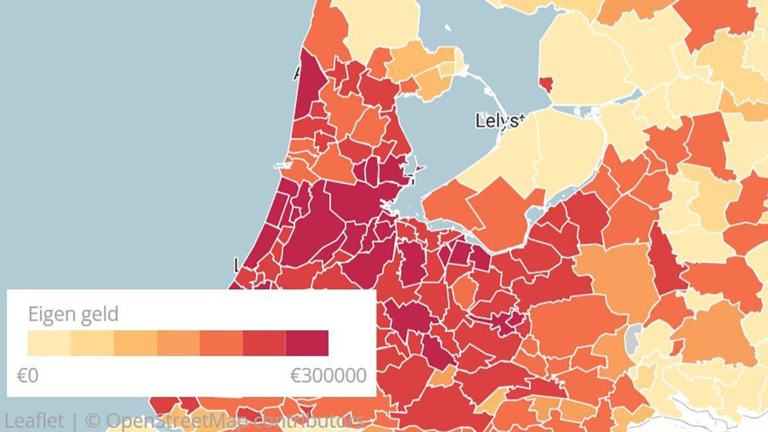 Naast hypotheek steeds meer eigen inleg nodig in regio Alkmaar voor aankoop eigen woning