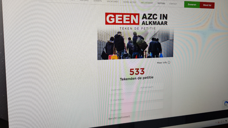 FvD-petitie ‘Geen AZC in Alkmaar’ binnen dag meer dan 500 keer ondertekend